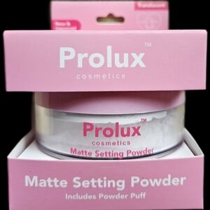 NWT PROLUX Matte Setting Powder: TRANSLUCENT!